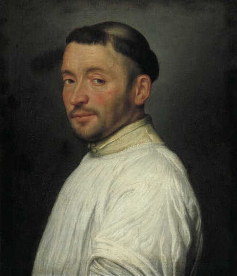 Retrato de um irmão camaldulense - Giovanni Battista Moroni