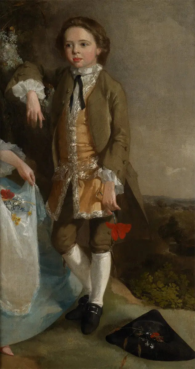 Retrato de um menino (fragmento de « Retrato de um menino e de uma menina ») - Thomas Gainsborough