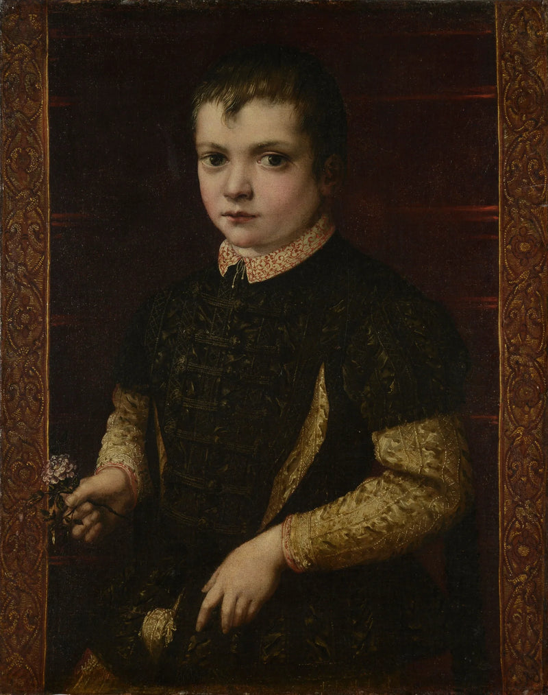 Retrato de um menino - Francesco Salviati