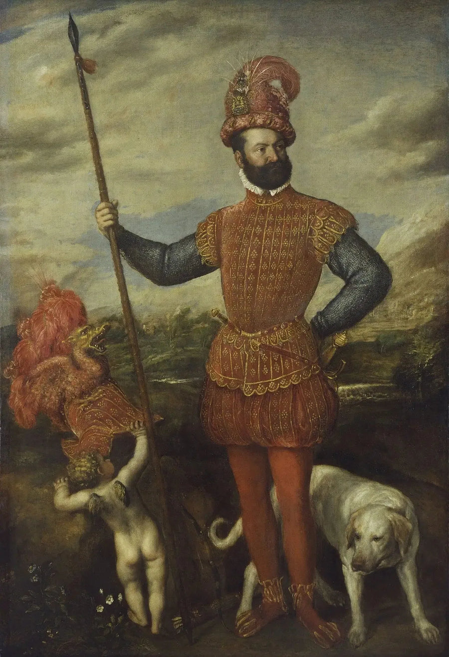 Retrato de um general - Titian