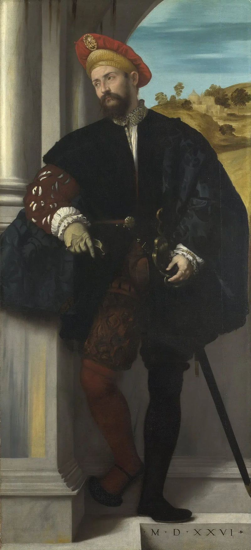 Retrato de um cavalheiro - Alessandro Bonvicino