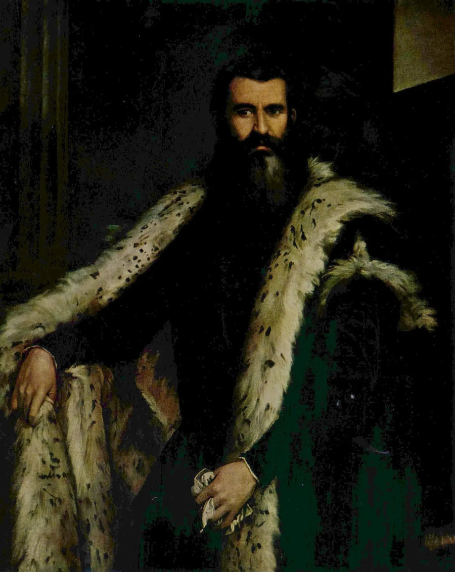 Retrato de um cavalheiro com pele - Paul Véronèse