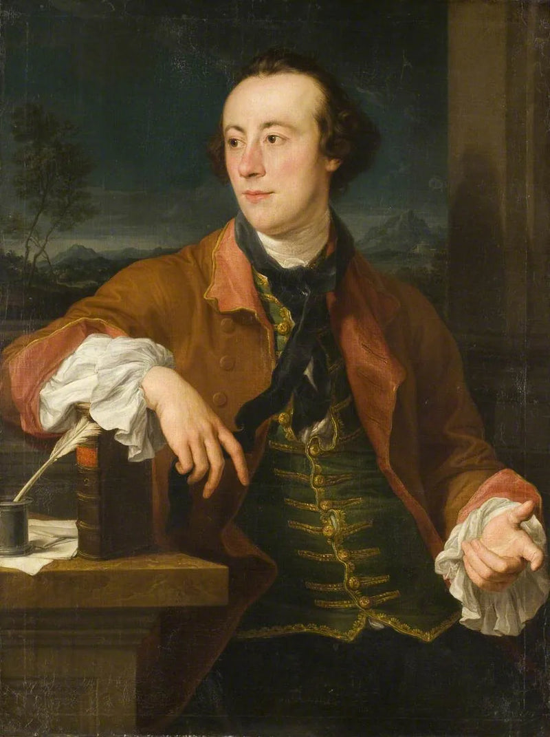 Retrato de um cavalheiro (tradicionalmente identificado como Horatio Walpole, 1723–1809) - Pompeo Batoni