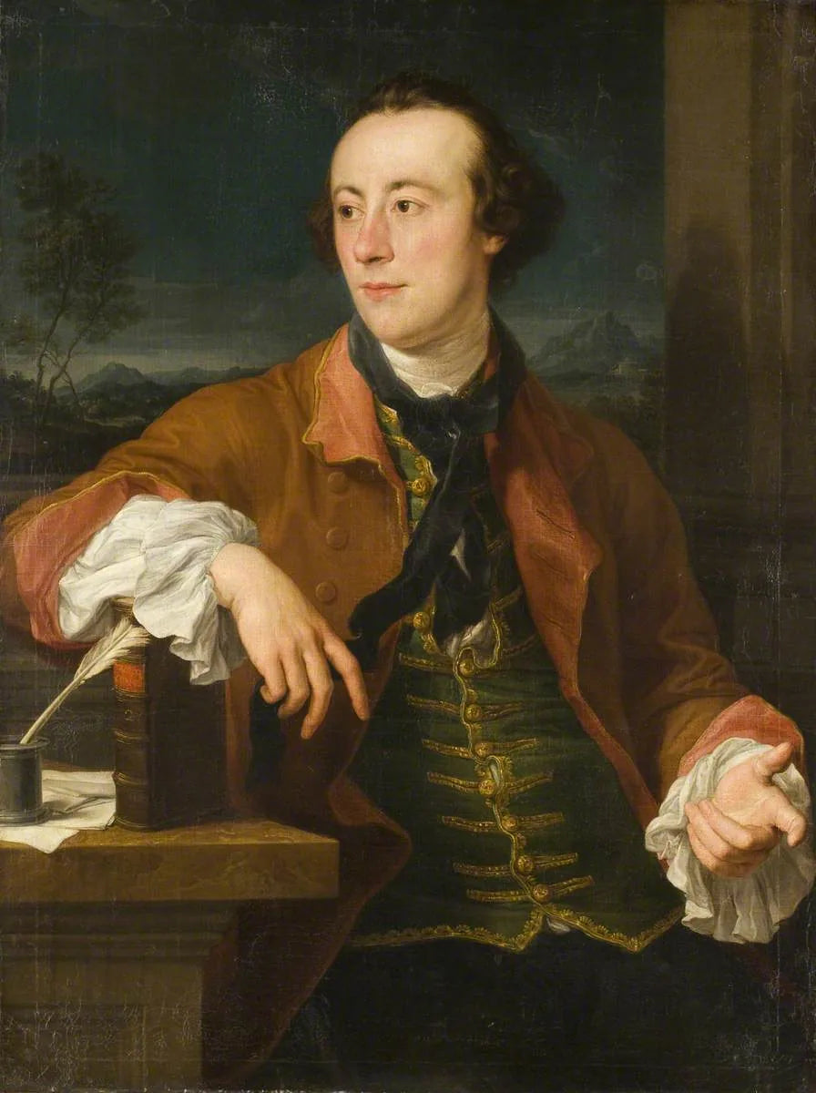 Retrato de um cavalheiro (tradicionalmente identificado como Horatio Walpole, 1723–1809) - Pompeo Batoni