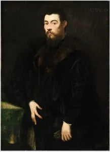 Retrato de um gentilhomme veneziano - Jacopo Tintoretto