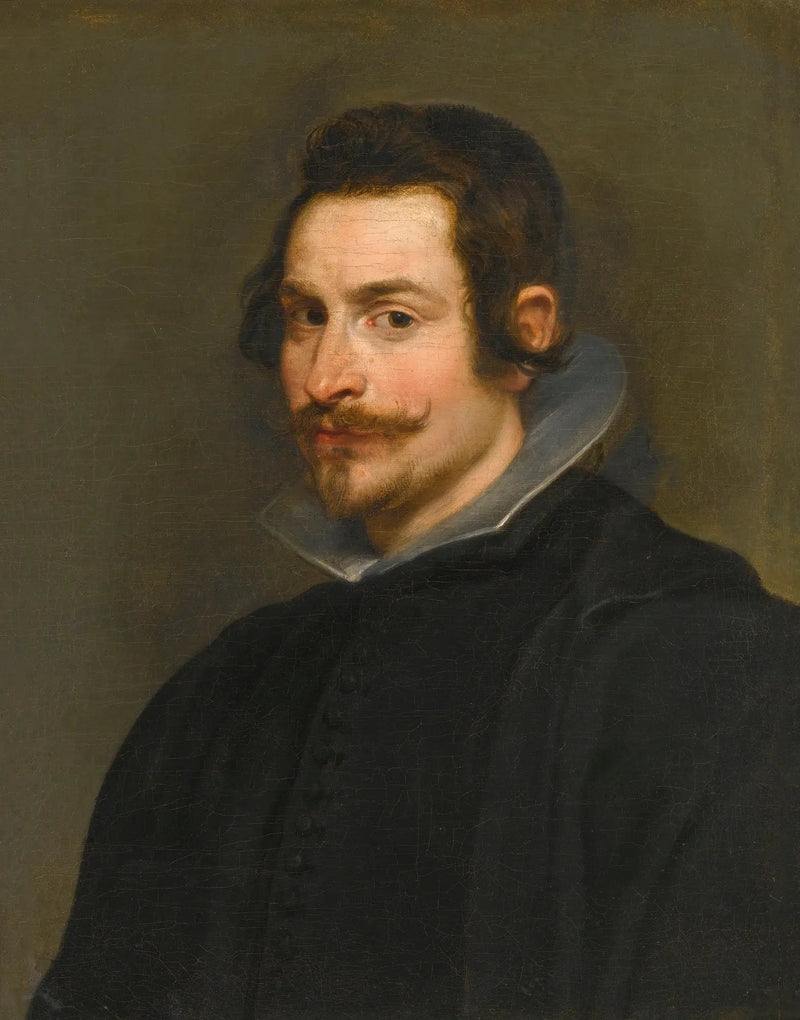 Retrato de um cavalheiro, de meia-altura, vestindo preto - Peter Paul Rubens
