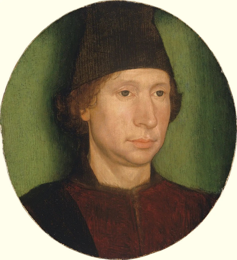 Retrato de um homem de boné preto - Hans Memling