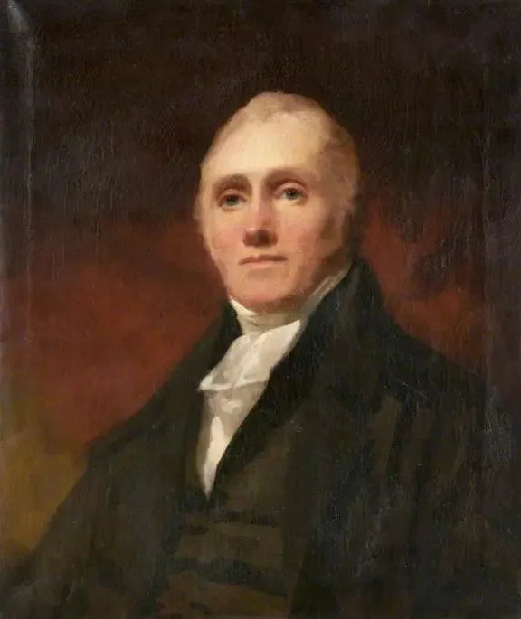 Retrato de um homem com colar clerical - Henry Raeburn