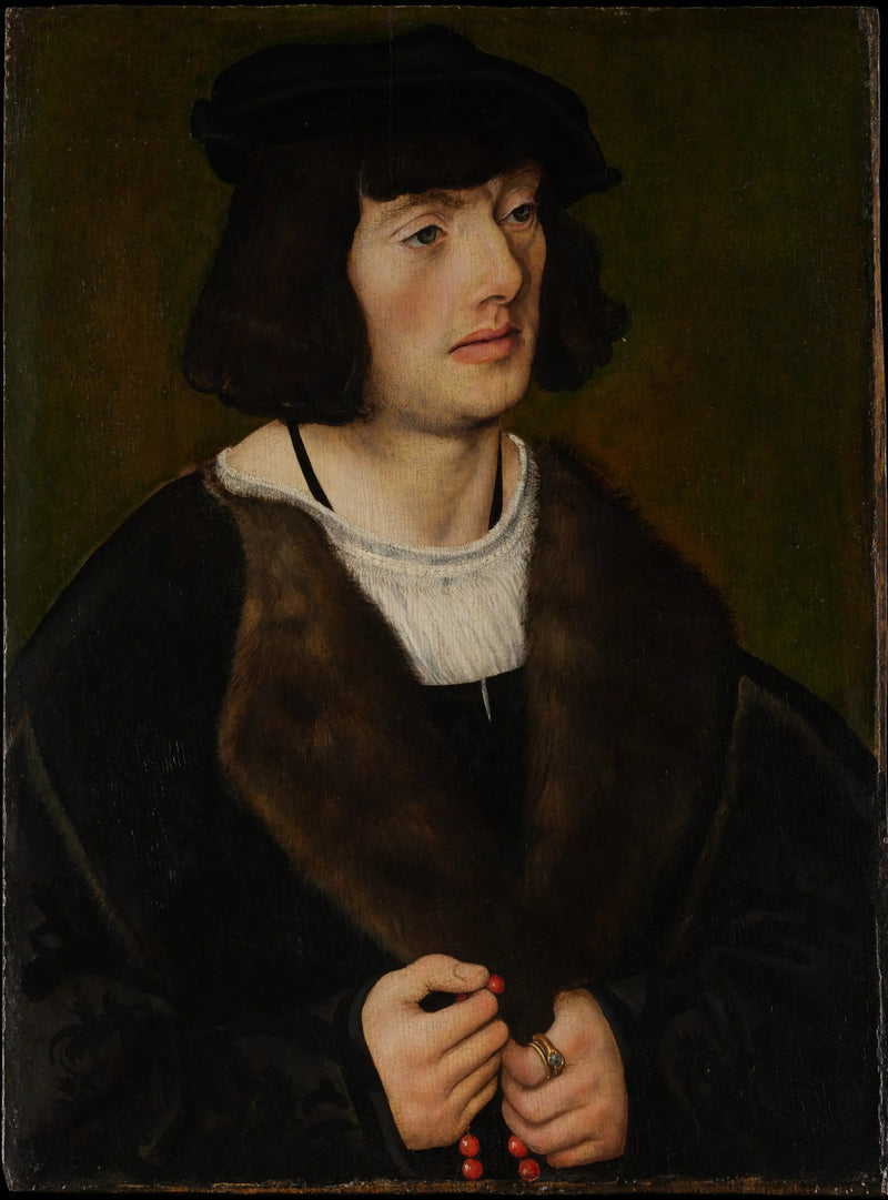 Retrato de um homem com um rosário - Lucas Cranach, o Velho