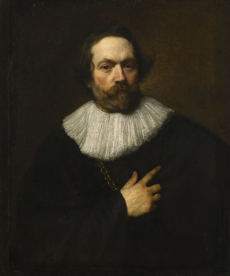 Retrato de um homem com barba - Antoine van Dyck