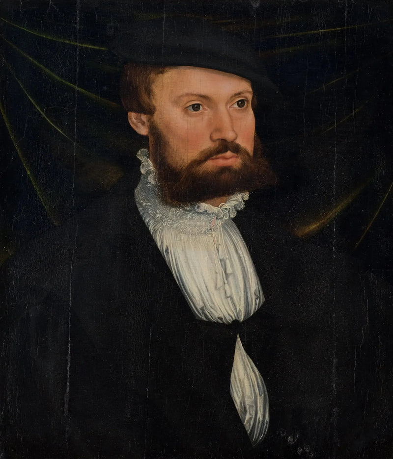 Retrato de um homem barbudo - Lucas Cranach, o Velho