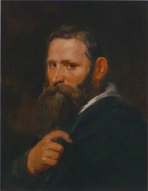Retrato de um homem barbudo, por volta de 1612 - Peter Paul Rubens