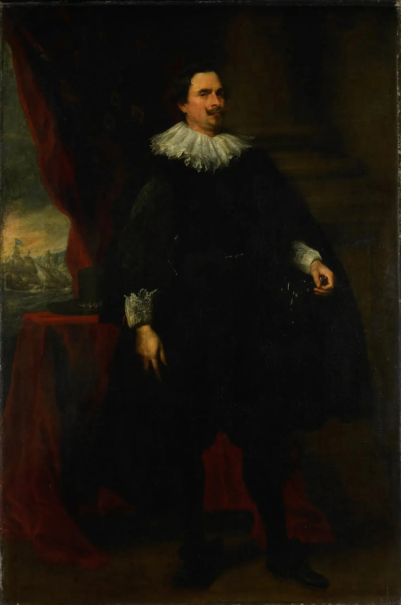 Retrato de um homem da família van der Borght, talvez François van der Borght - Antoine van Dyck