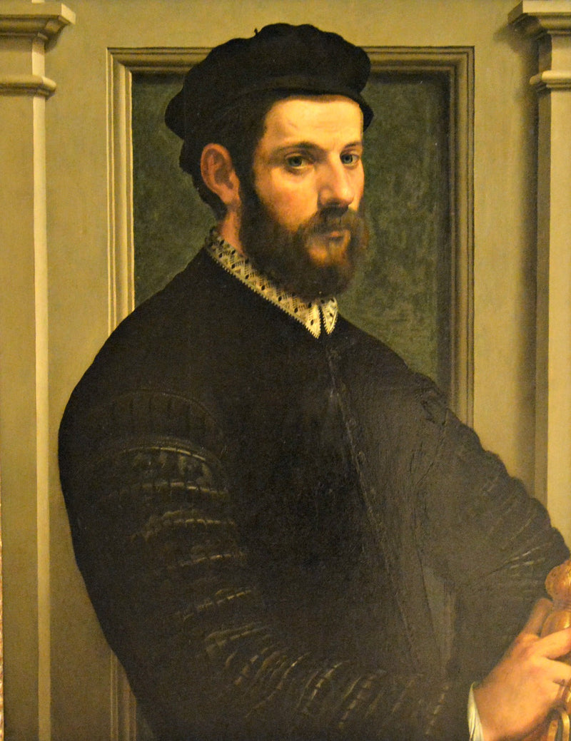 Retrato de um homem, conhecido como autorretrato - Francesco Salviati