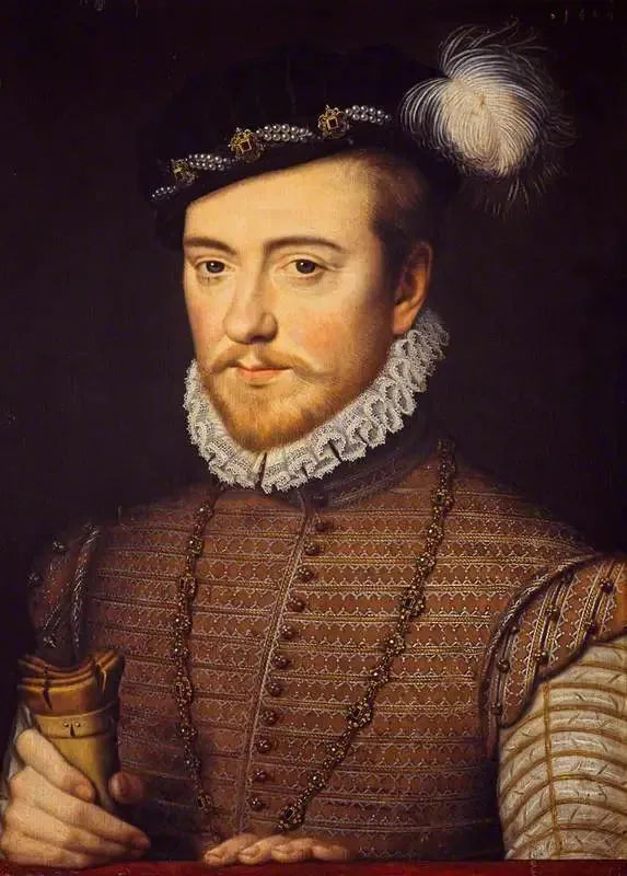 Retrato de um homem (conhecido como duque de Alençon) - François Clouet