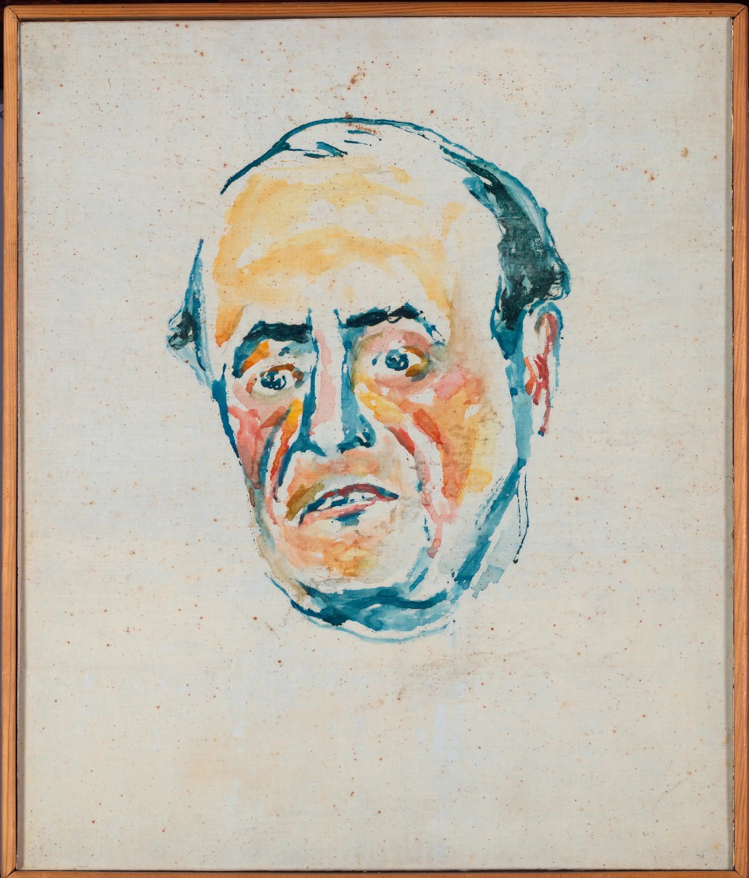 Reproduction du tableau « Portrait d'un homme - Edvard Munch » par Alpha Reproduction en peinture à l’huile