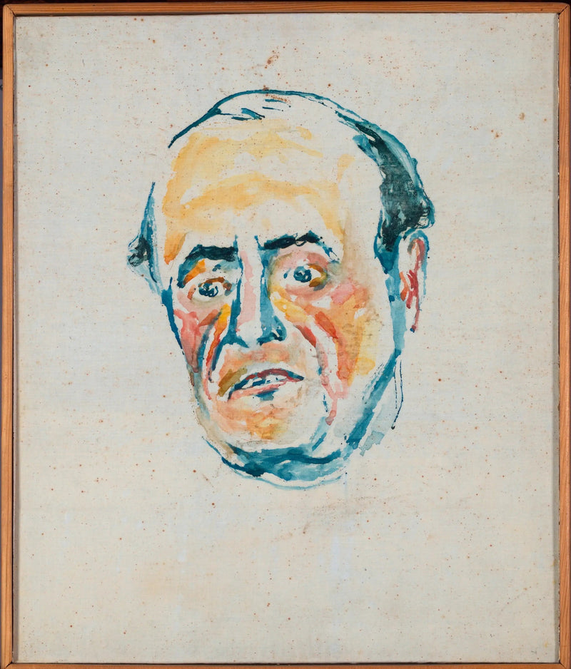 Retrato de um homem - Edvard Munch
