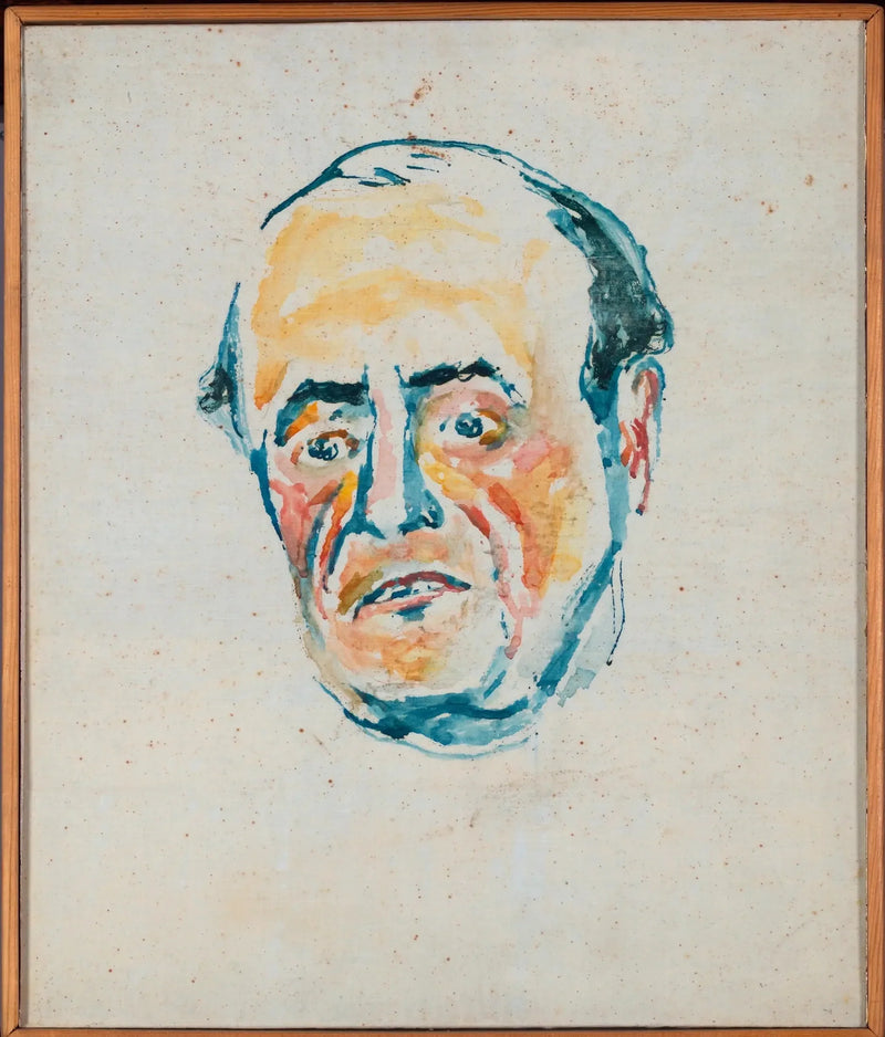 Retrato de um homem - Edvard Munch