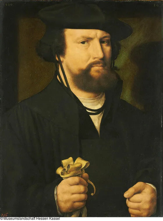 Retrato de um homem de busto - Joos van Cleve