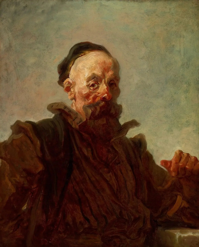 Retrato de um homem de terno espanhol - Jean-Honoré Fragonard