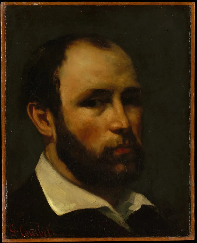 Retrato de um homem - Gustave Courbet