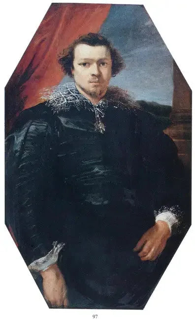 Retrato de um homem desconhecido, anteriormente chamado Jasper de Charles de Nieuwenhove - Antoine van Dyck