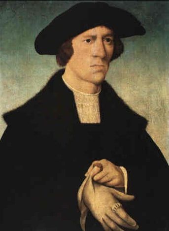 Retrato de um homem desconhecido - Joos van Cleve