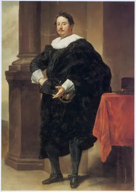 Retrato de um homem desconhecido, por volta de 1626-1632 - Antoine van Dyck