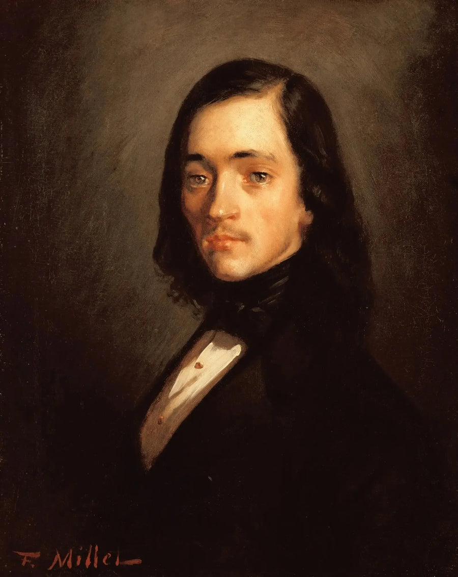 Retrato de um homem - Jean-François Millet