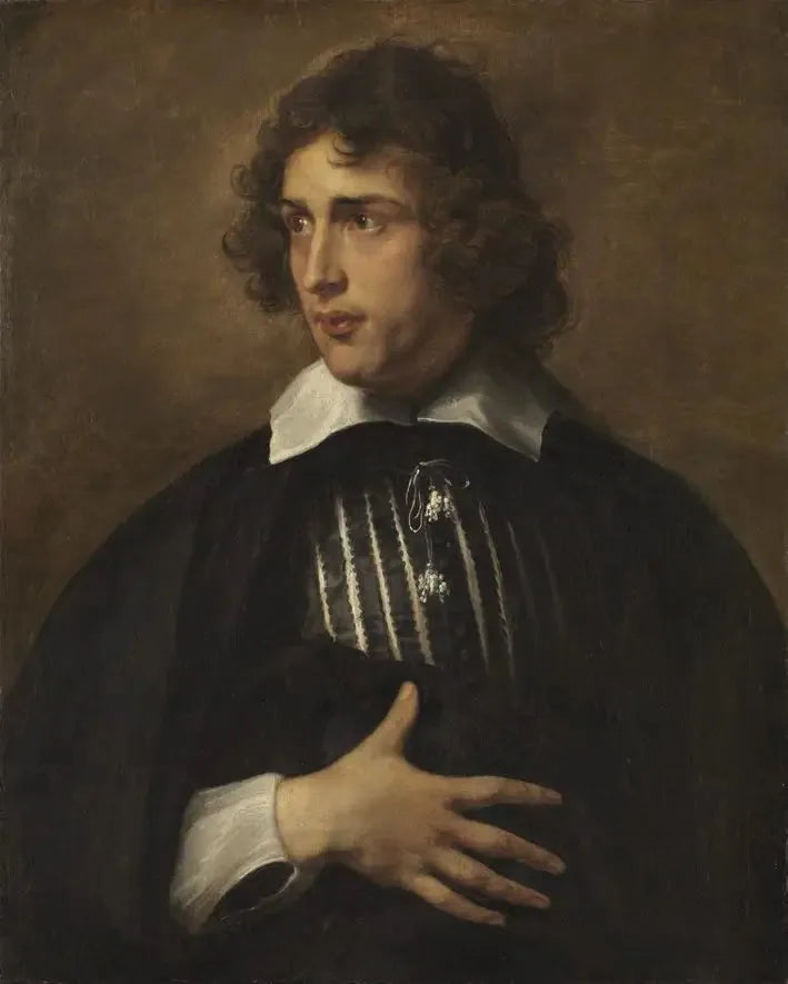 Retrato de um jovem homem - Antoine van Dyck