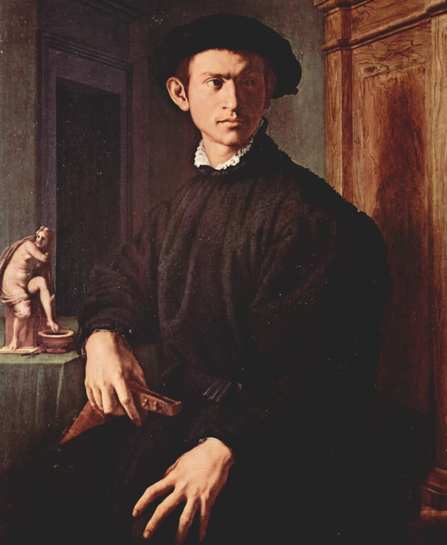 Retrato de um jovem com um alaúde - Bronzino