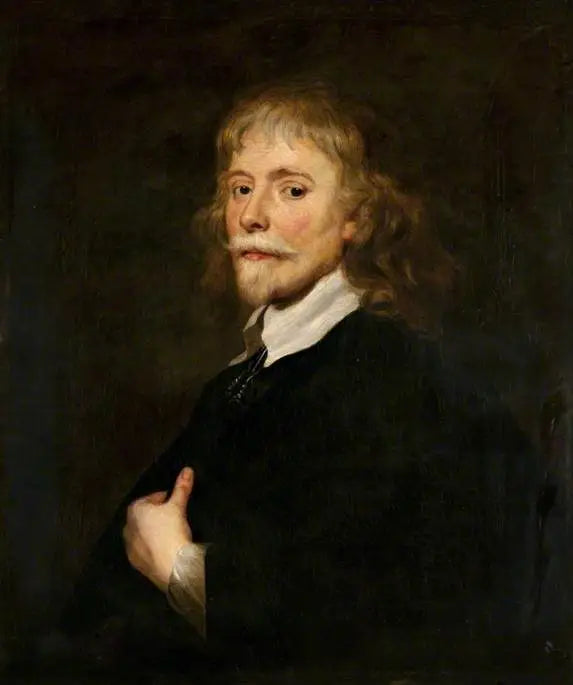 Retrato de um jovem homem barbudo - Antoine van Dyck