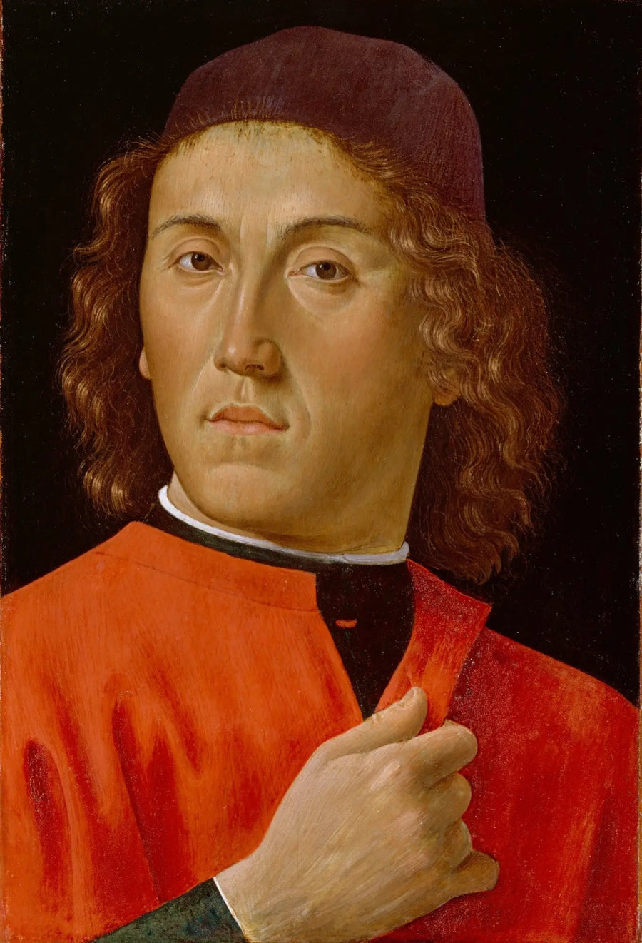Retrato de um jovem homem - Domenico Ghirlandaio