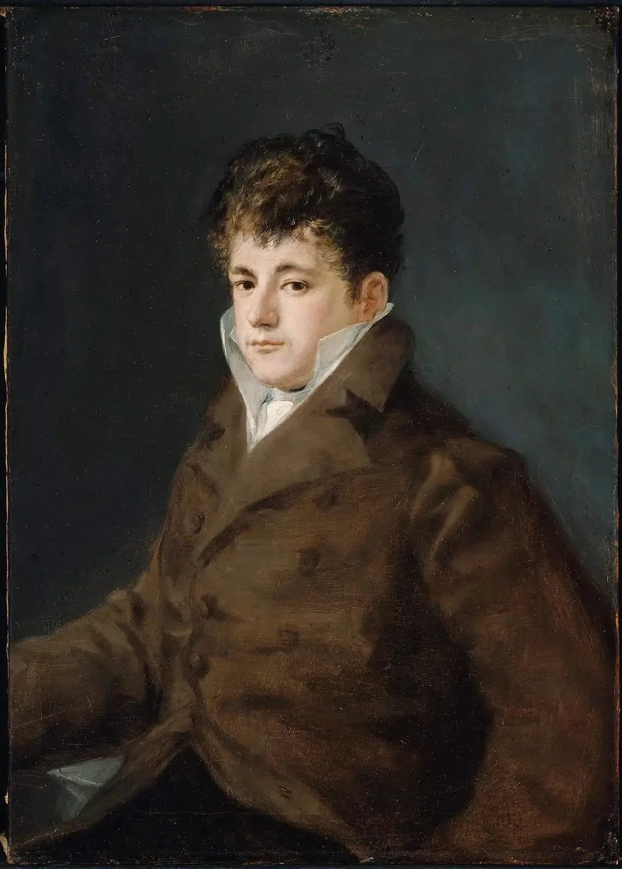 Retrato de um jovem em marrom, talvez Javier Goya - Francisco de Goya