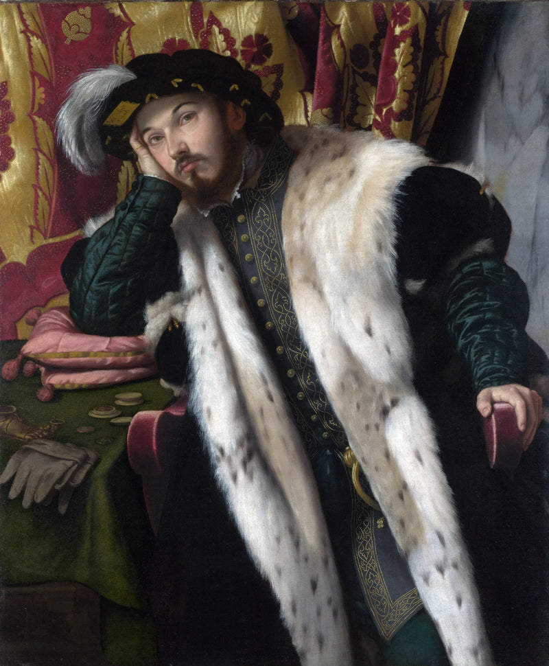 Retrato de um jovem (Fortunato Martinengo Cesaresco?) - Alessandro Bonvicino