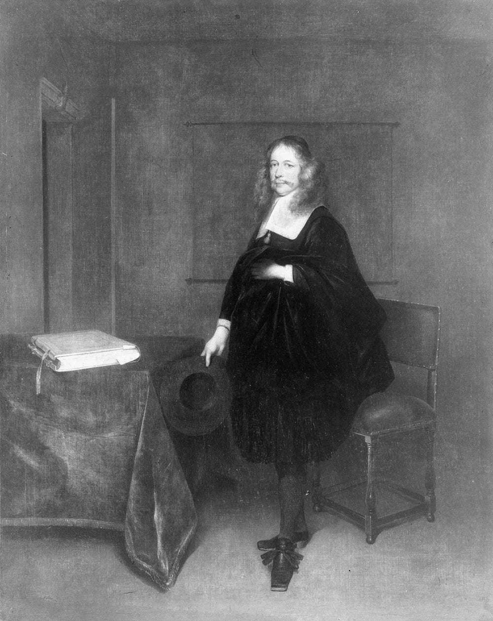 Portrait d'un jeune homme - Gerard ter Borch image 1 reproduction artisanale de tableau