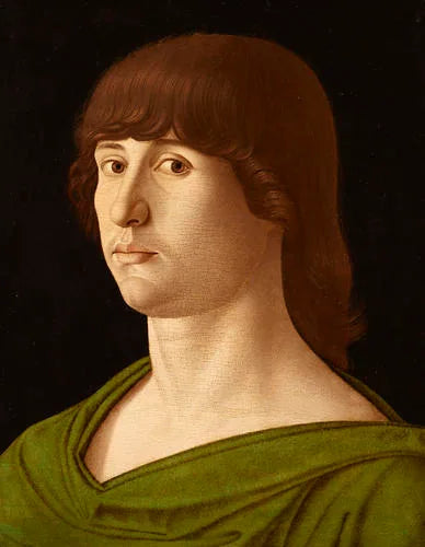 Retrato de um jovem homem - Giovanni Bellini
