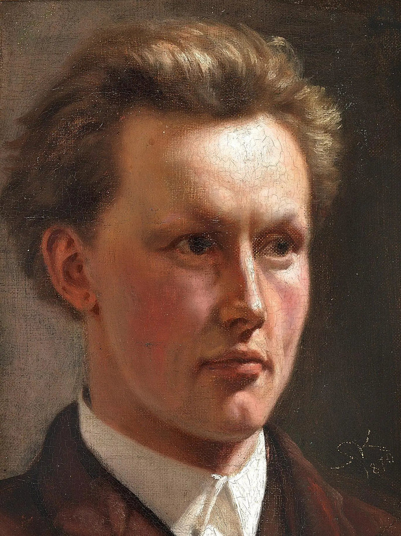 Retrato de um jovem. - Peder Severin Krøyer