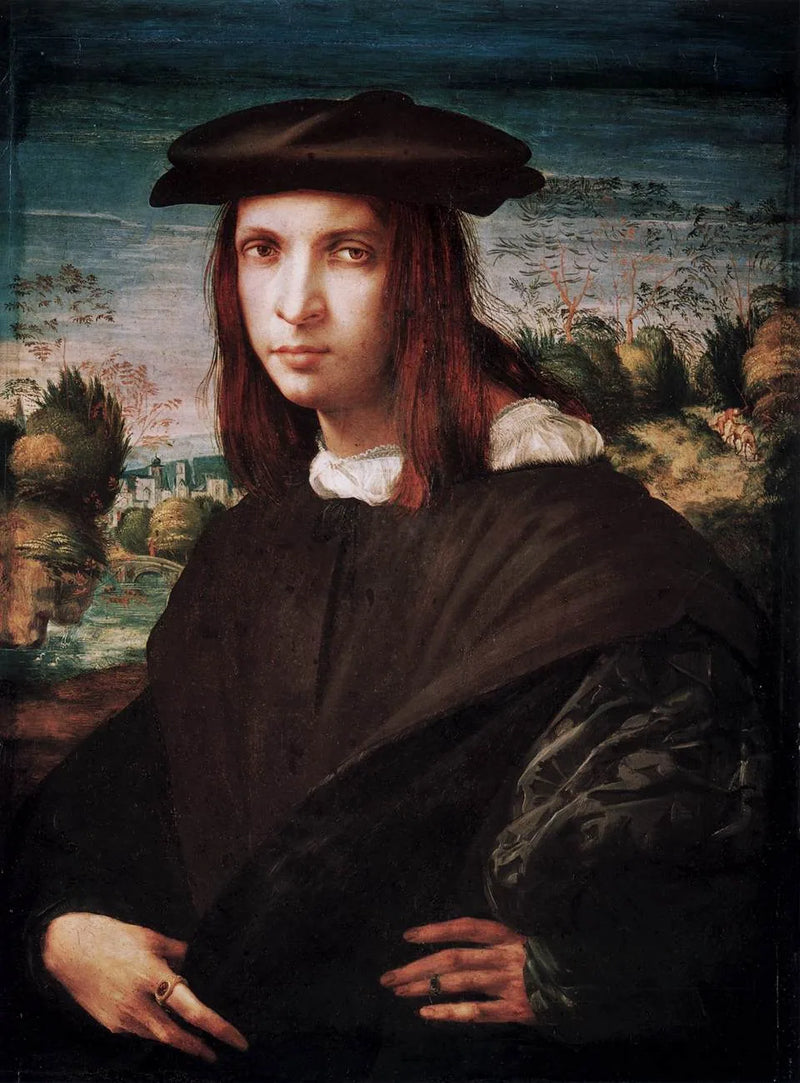 Retrato de um jovem homem - Rosso Fiorentino
