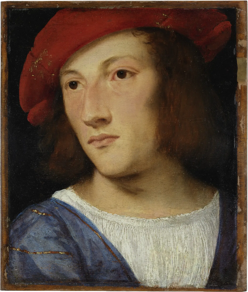 Retrato de um jovem. - Titian