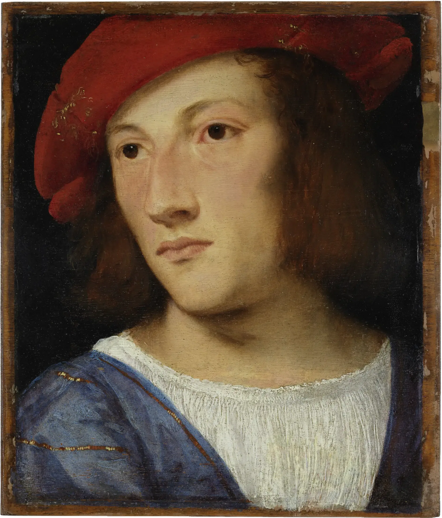 Retrato de um jovem. - Titian