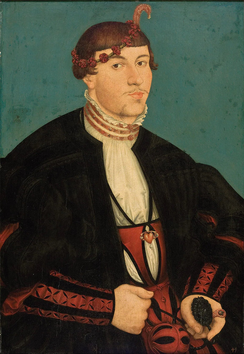 Retrato de um jovem nobre da família Rava - Lucas Cranach, o Velho