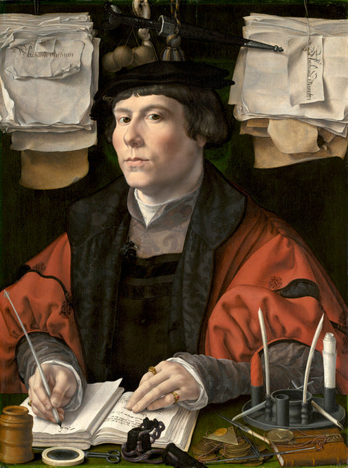 Retrato de um comerciante - Jan Gossaert