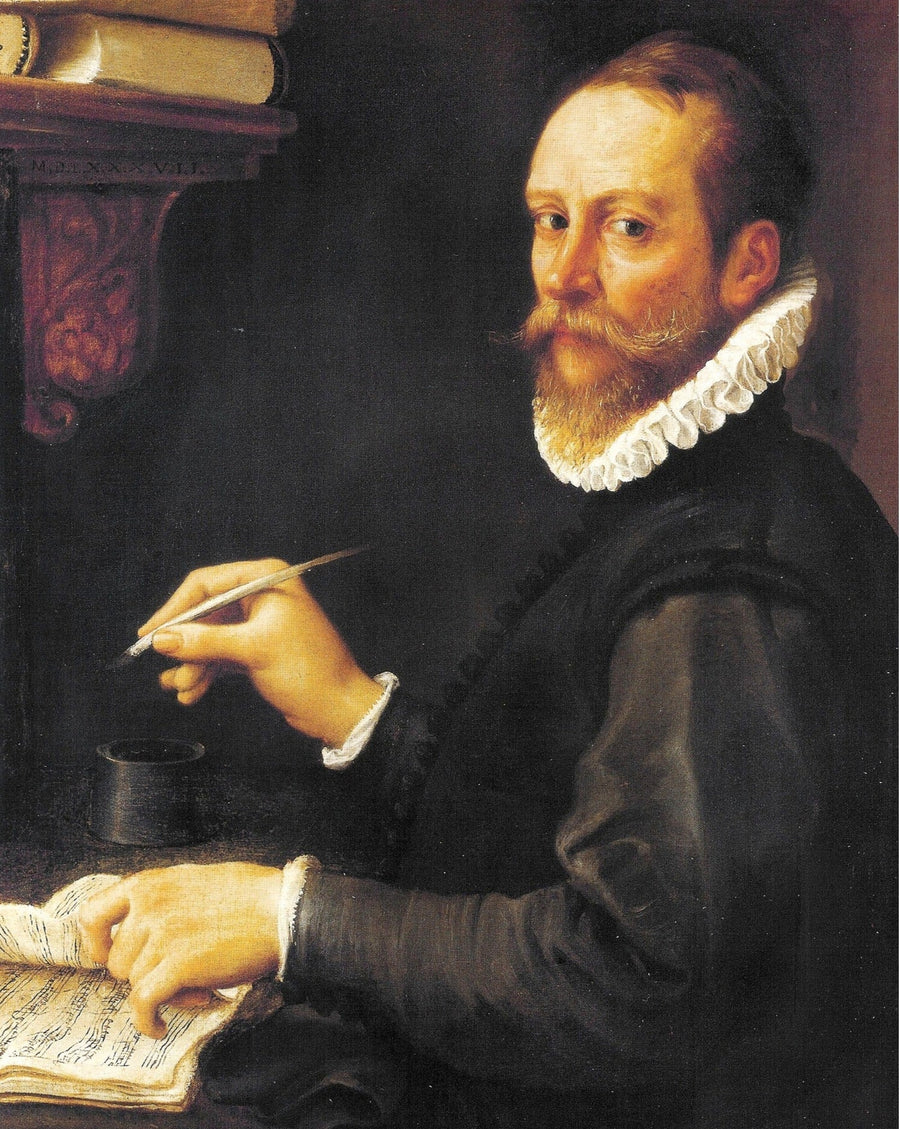 Retrato de um músico (retrato presumido de Claudio Merulo) - Annibale Carracci