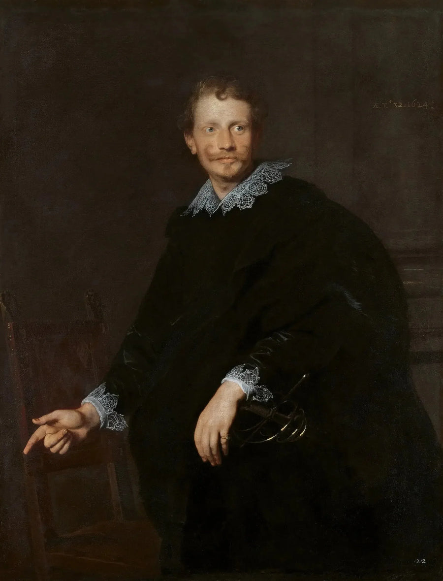 Retrato de um nobre genovês, 1624 - Antoine van Dyck