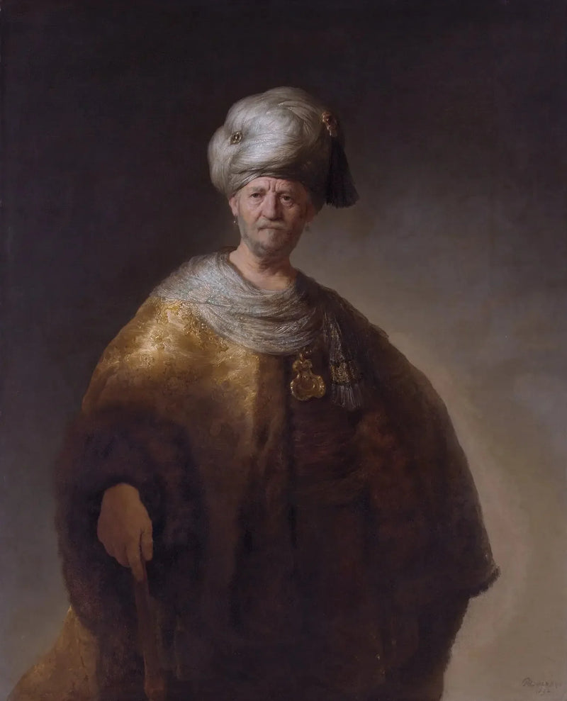 Retrato de um nobre oriental - Rembrandt