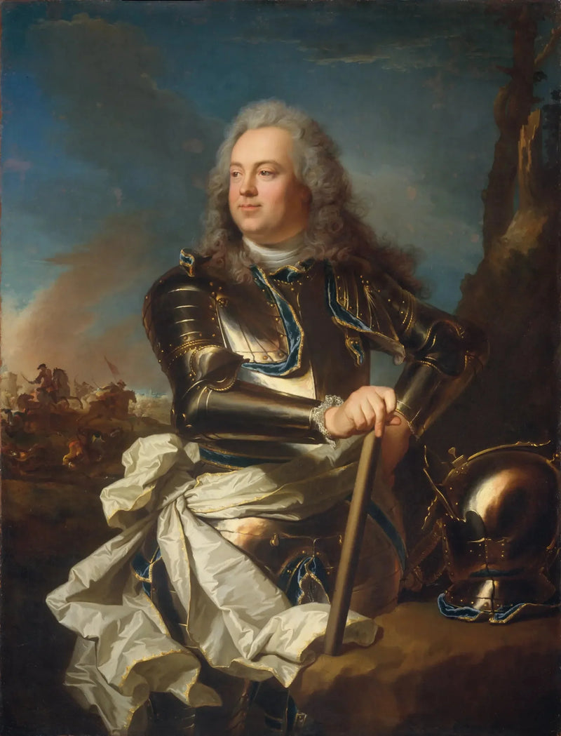 Retrato de um oficial militar - Hyacinthe Rigaud