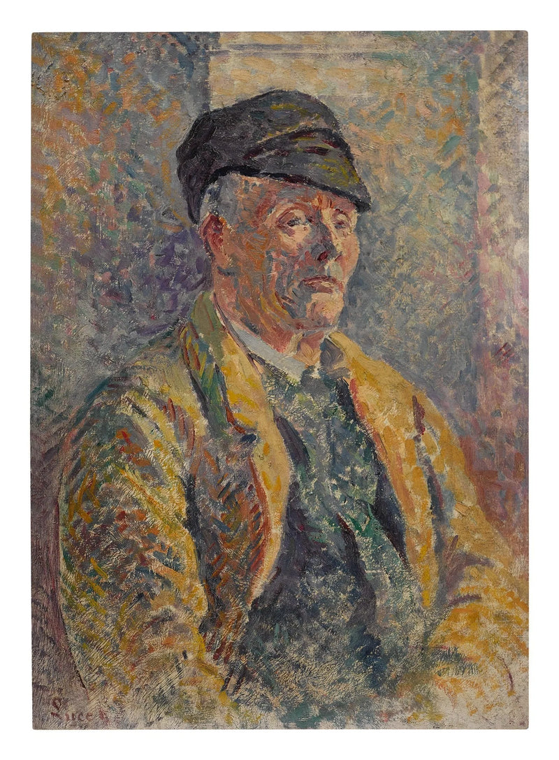 Retrato de um camponês - Maximilien Luce