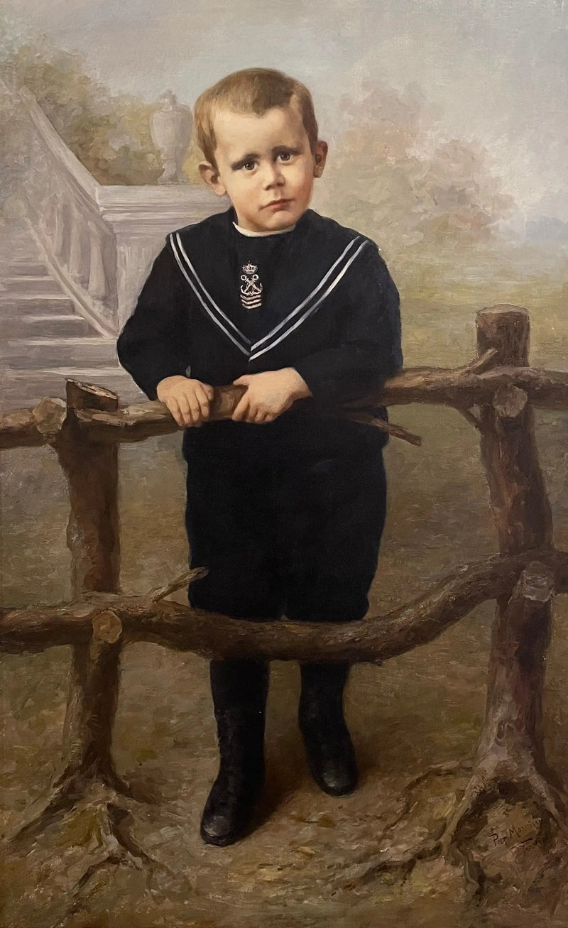 Retrato de um menino - Piet Mondrian