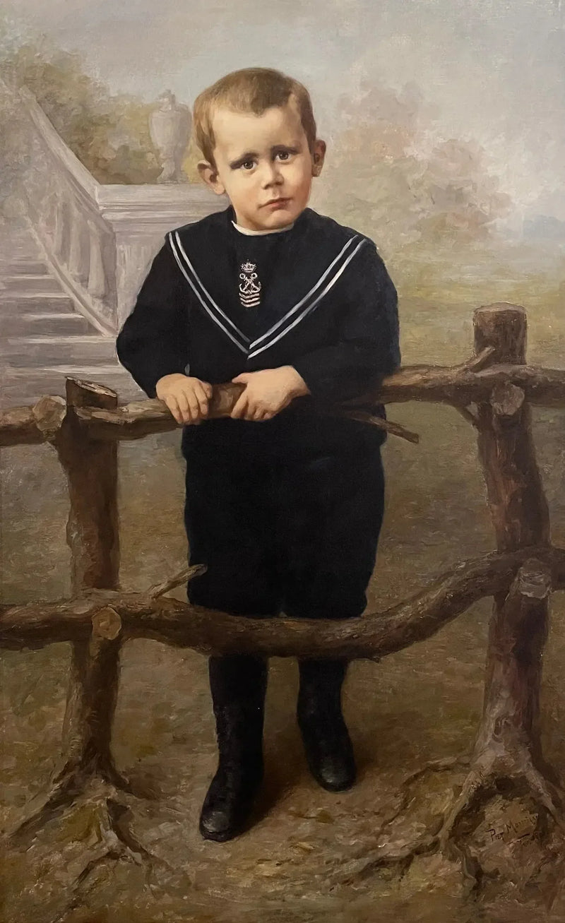 Retrato de um menino - Piet Mondrian